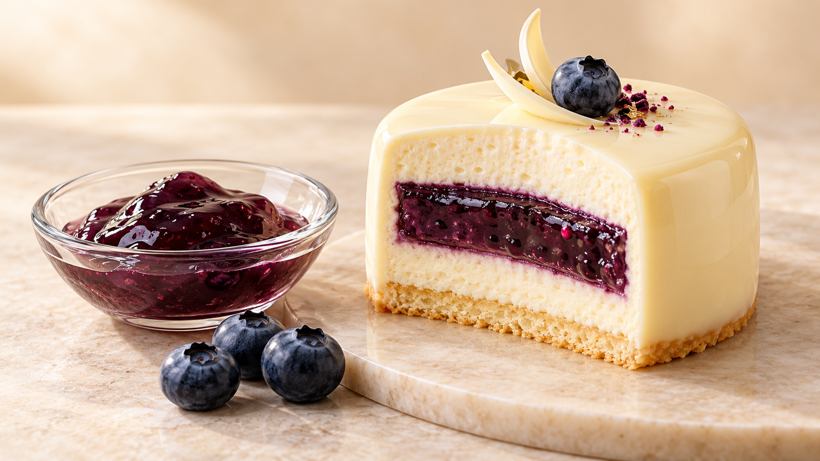 Blueberry Insert Jelly for commercial food production
